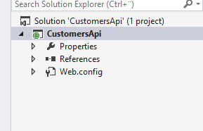 Starting point of empty asp.net project